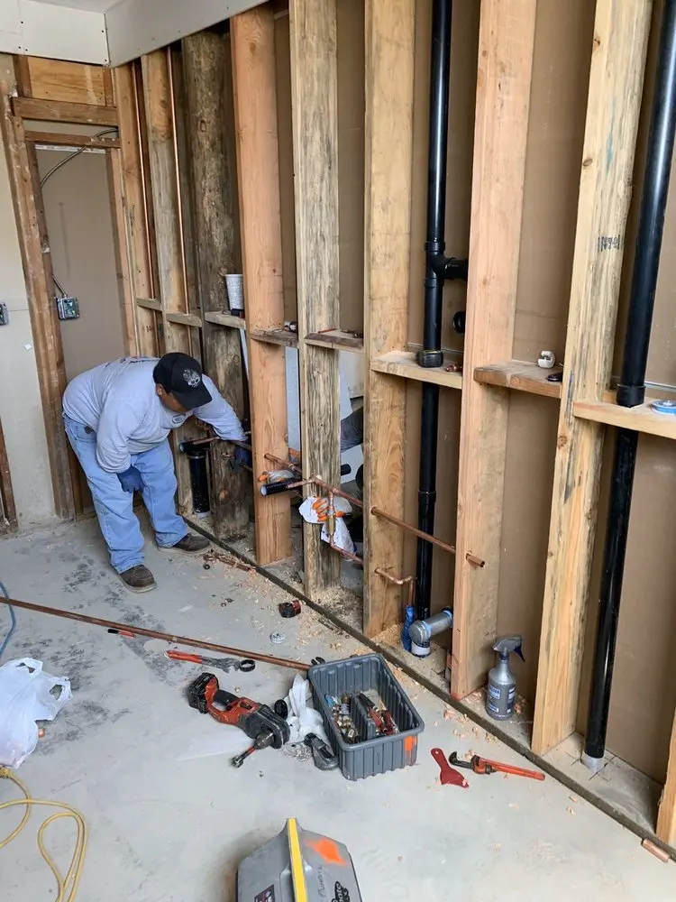 Commercial rough-in plumbing for Gas Line Repair in Allen Acres